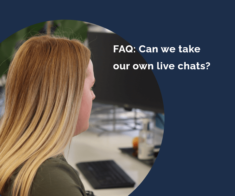 What's the difference between managed live chat and self-managed live chat?